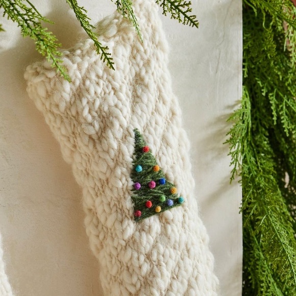 LAST ONE🔥Christmas Tree knit stocking - Picture 2 of 5